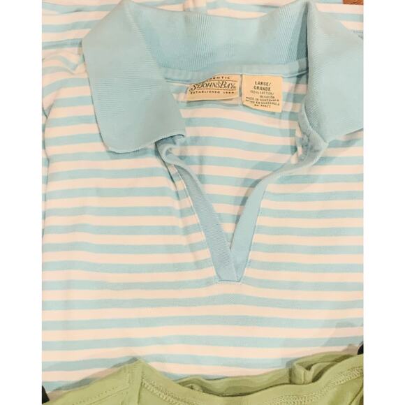 St Johns Bay Womens Tops Large XL Lot Of 6 Petite Knit T Shirt Turtle Neck - Picture 2 of 16